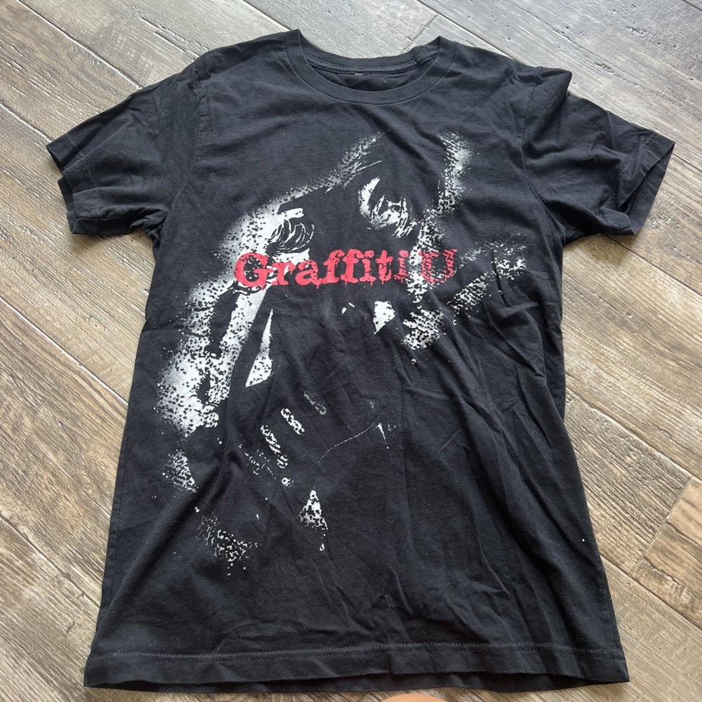 Keith Urban Shirt Adult Size Small S Black Graffiti U Concert Short Sleeve Music